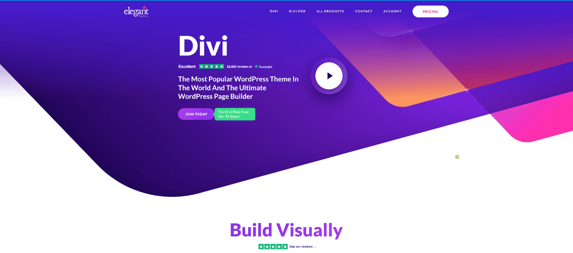 Enhancing website design- DIVI